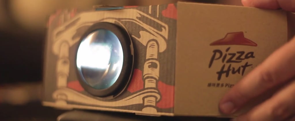 Pizza Hut Blockbuster Box Movie Projector