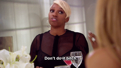 "You've been trying to lose weight though!"