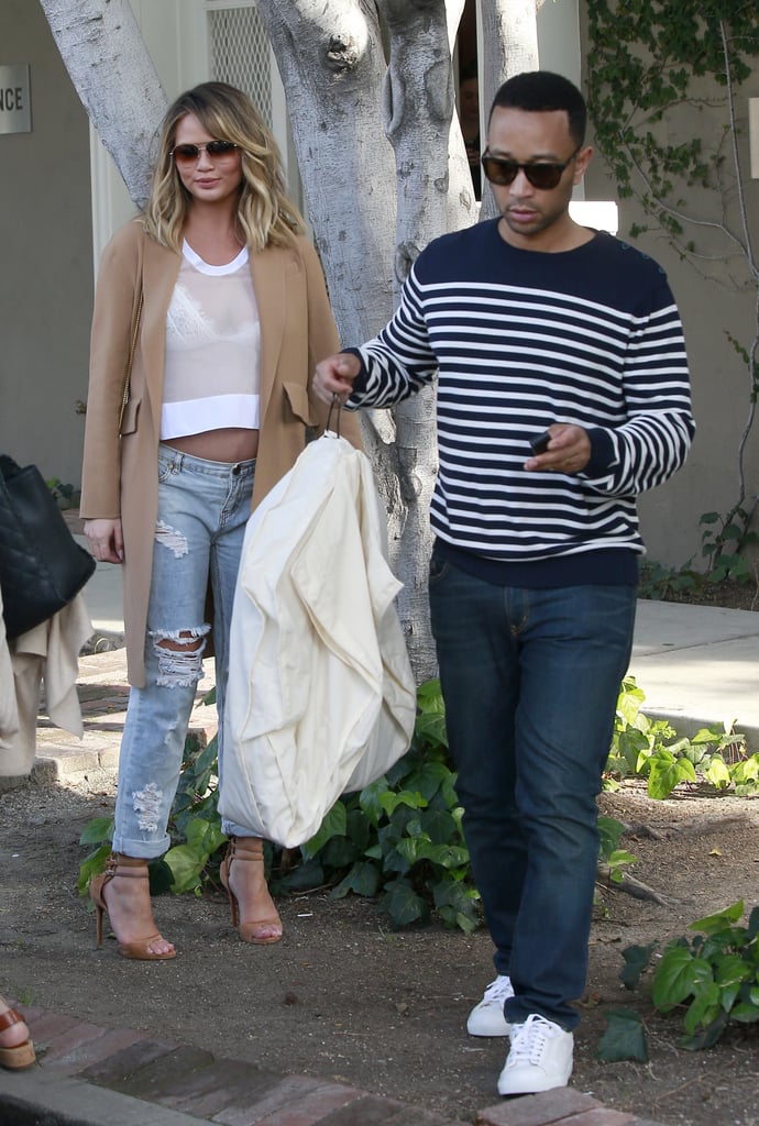 Chrissy Teigen Out in LA March 2016