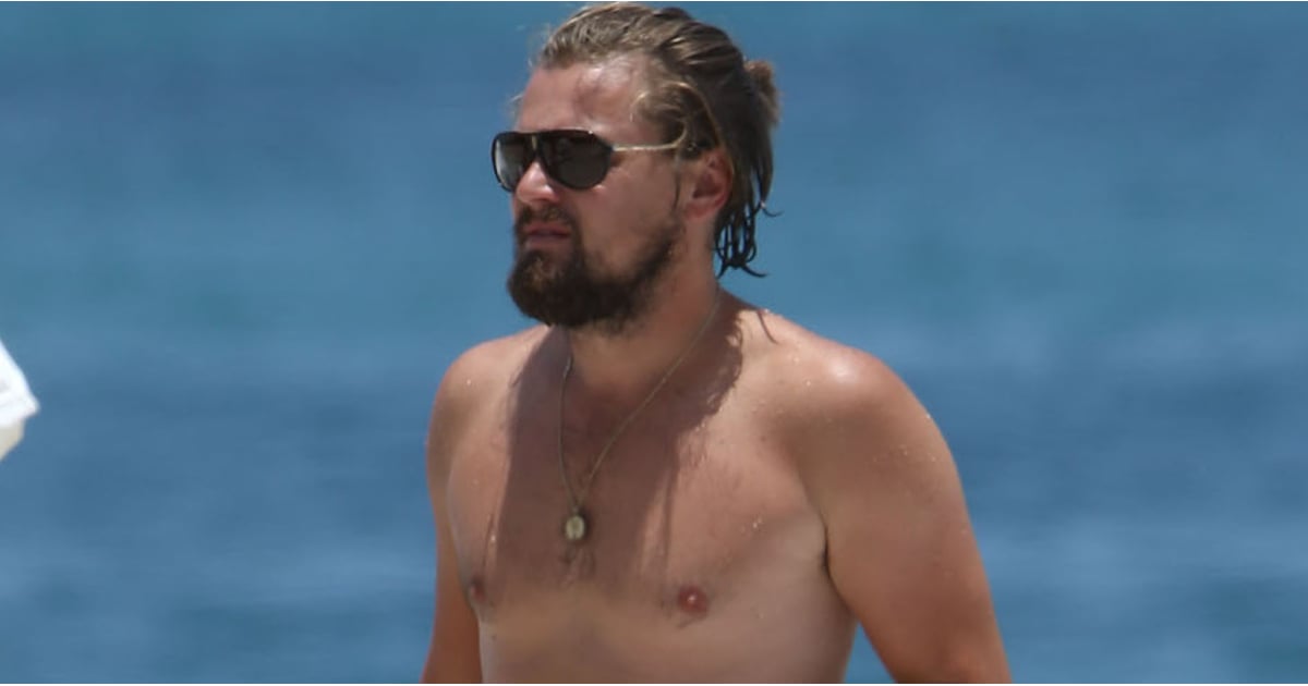 Shirtless Leonardo Dicaprio In Miami Beach 2014 Pictures Popsugar Celebrity 