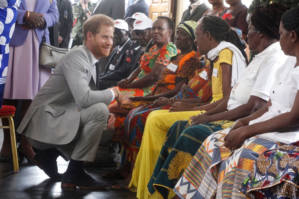 Prince Harry Visiting Zambia Pictures November 2018 POPSUGAR