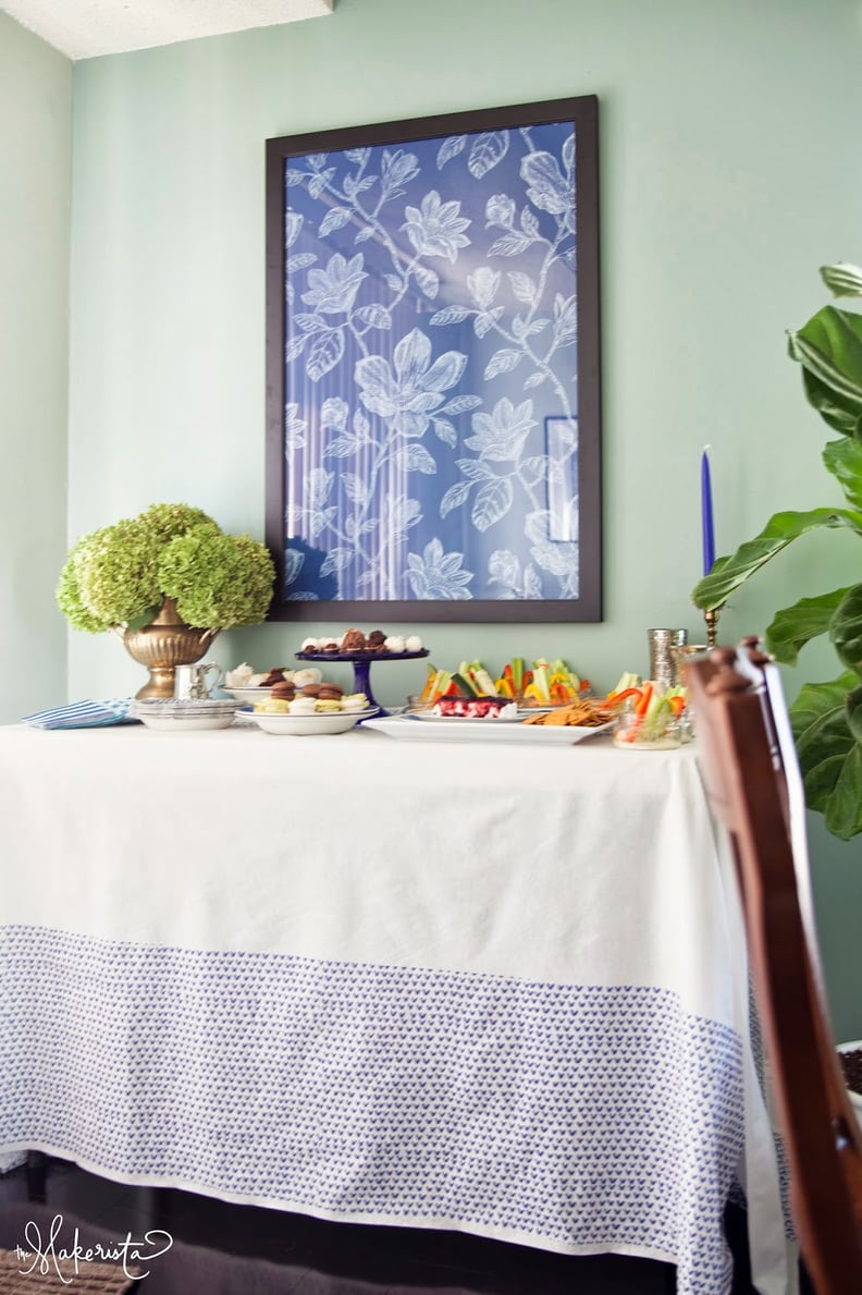 Use a Printed Bohemian Tablecloth