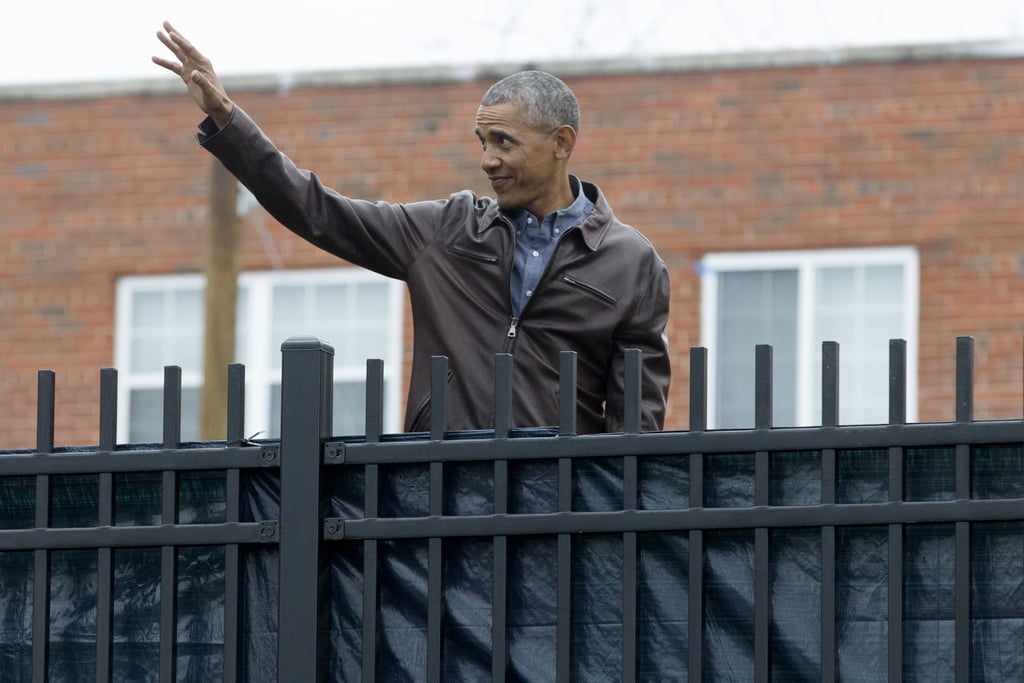 Barack Obama at Playground With Kids January 2017