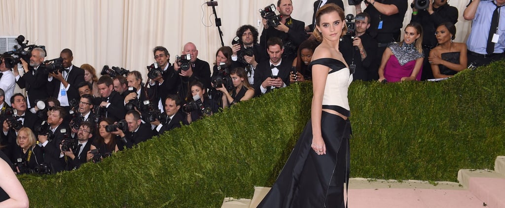 Emma Watson Wearing Calvin Klein at the Met Gala 2016
