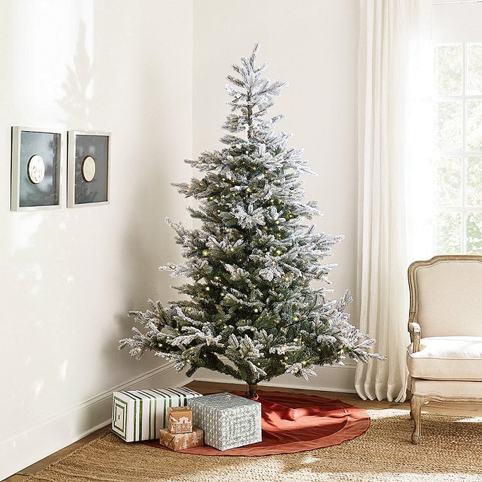 Ballard Designs Pre-Lit Flocked Grandis Fir Christmas Tree