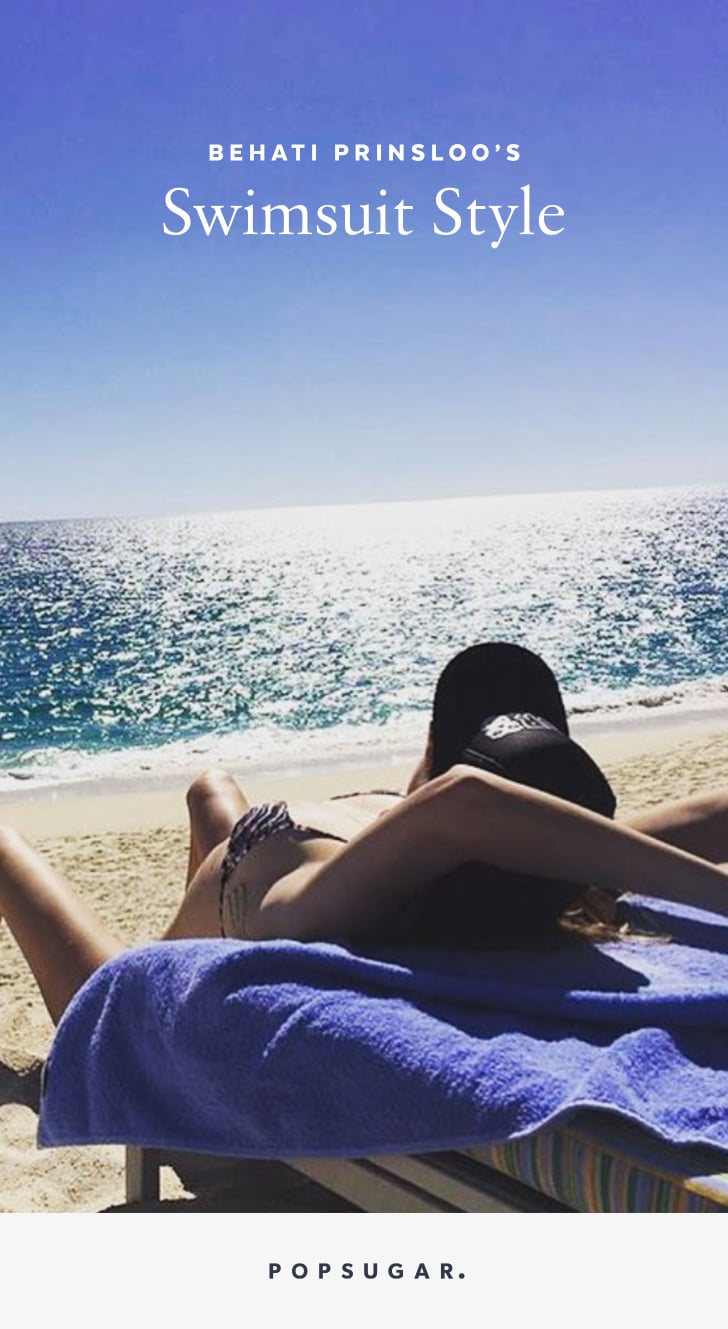 Behati Prinsloo Wearing a Swimsuit