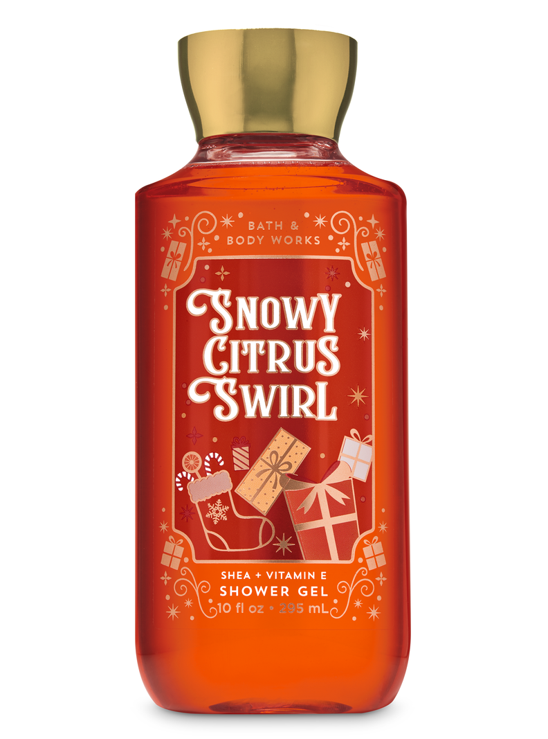 Snowy Citrus Swirl Shower Gel