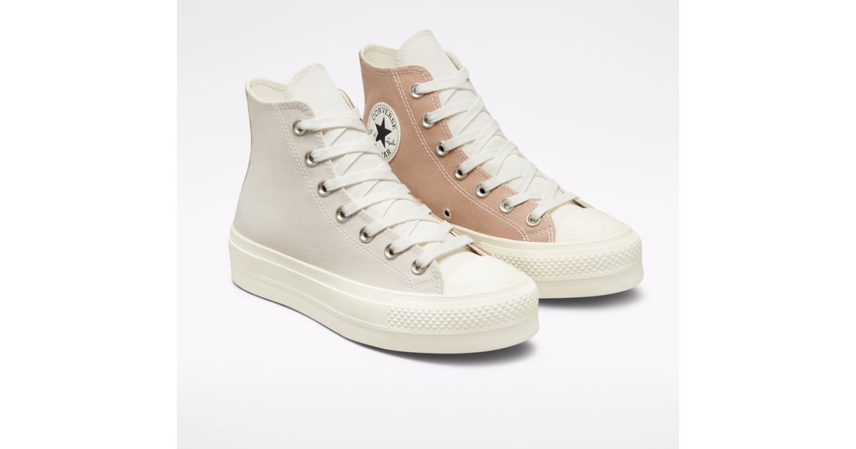 Neutral Kicks: Chuck Taylor All Star Color Block Sneakers | I'm a Senior Shopping Editor, and These 15 New Arrivals Are on My January Wish List | POPSUGAR Fashion Photo