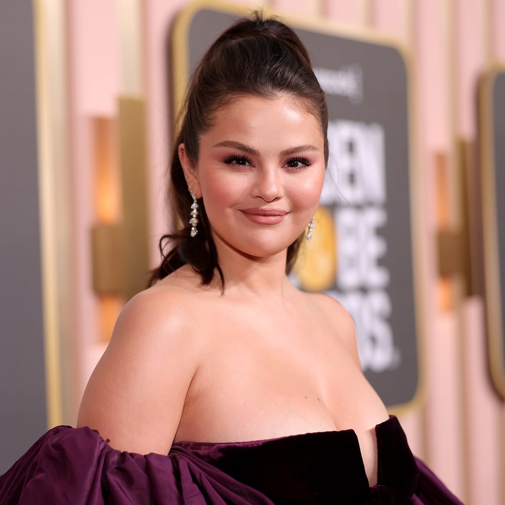 Selena Gomez's Golden Globes Nails Featured Swarovski 
