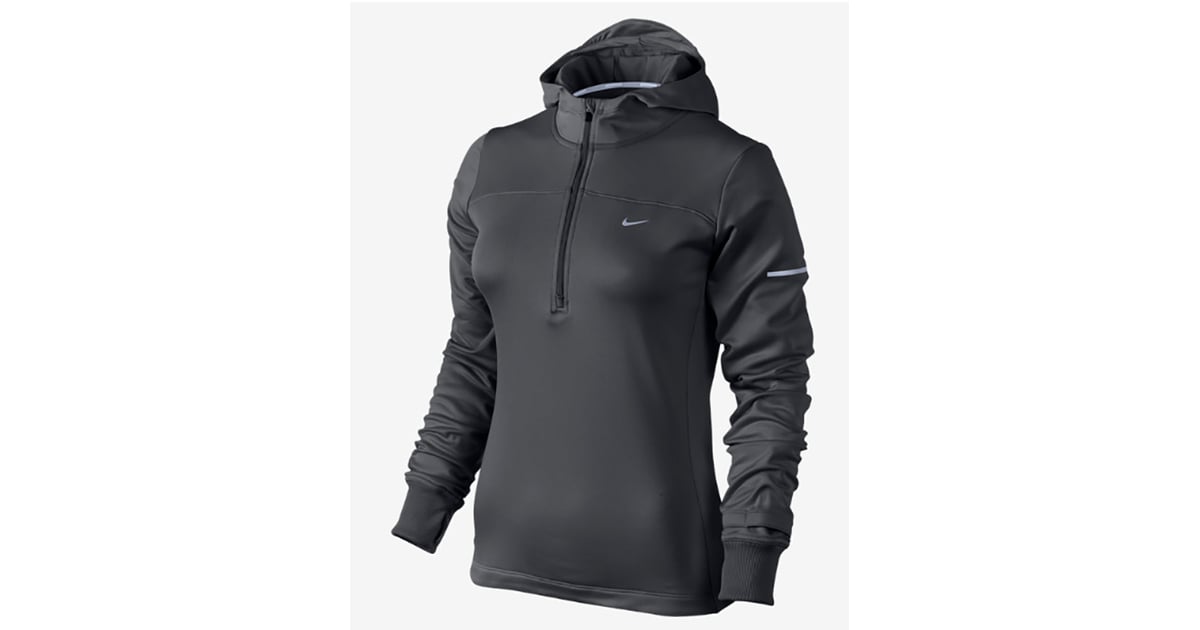 This Nike Thermal Running Hoodie ($85) is the perfect weight to keep | Winter Moisture-Wicking 