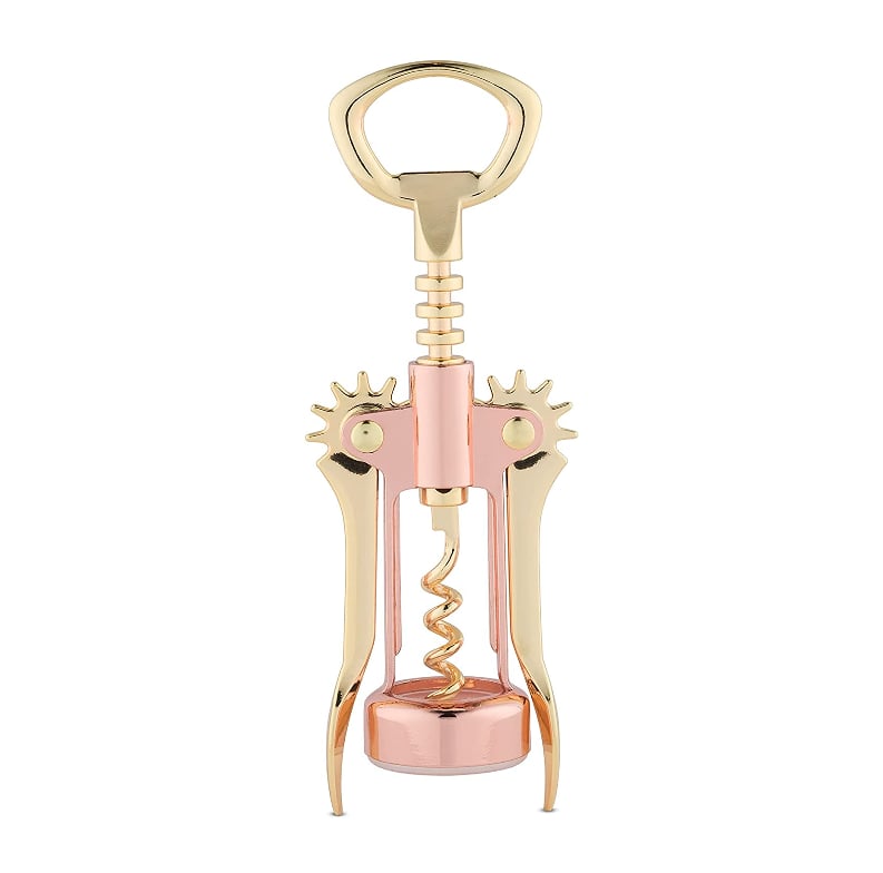 Twine Two-Tone Copper and Gold Winged Corkscrew