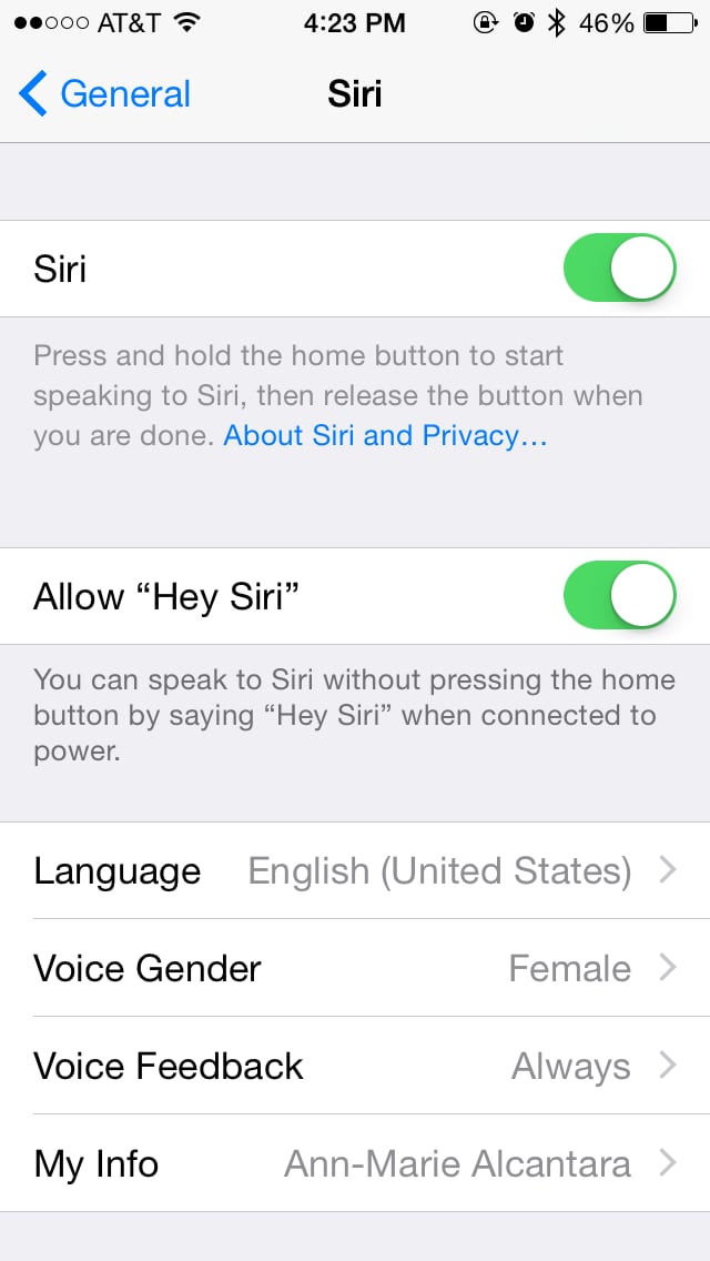 Operate Siri Without Pressing the Home Button