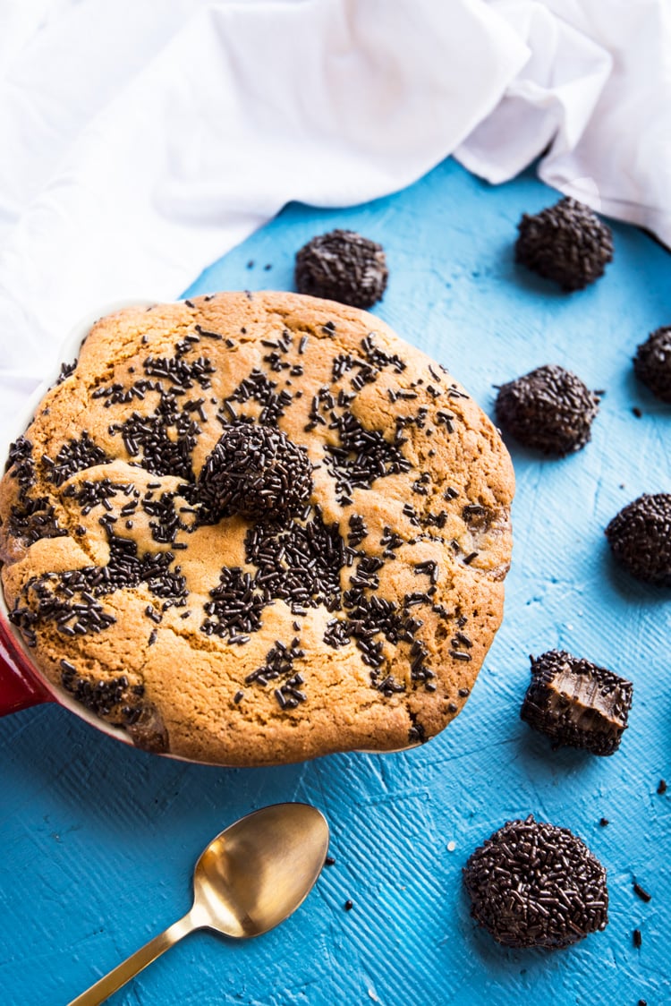 Brigadeiro Skillet Cookie