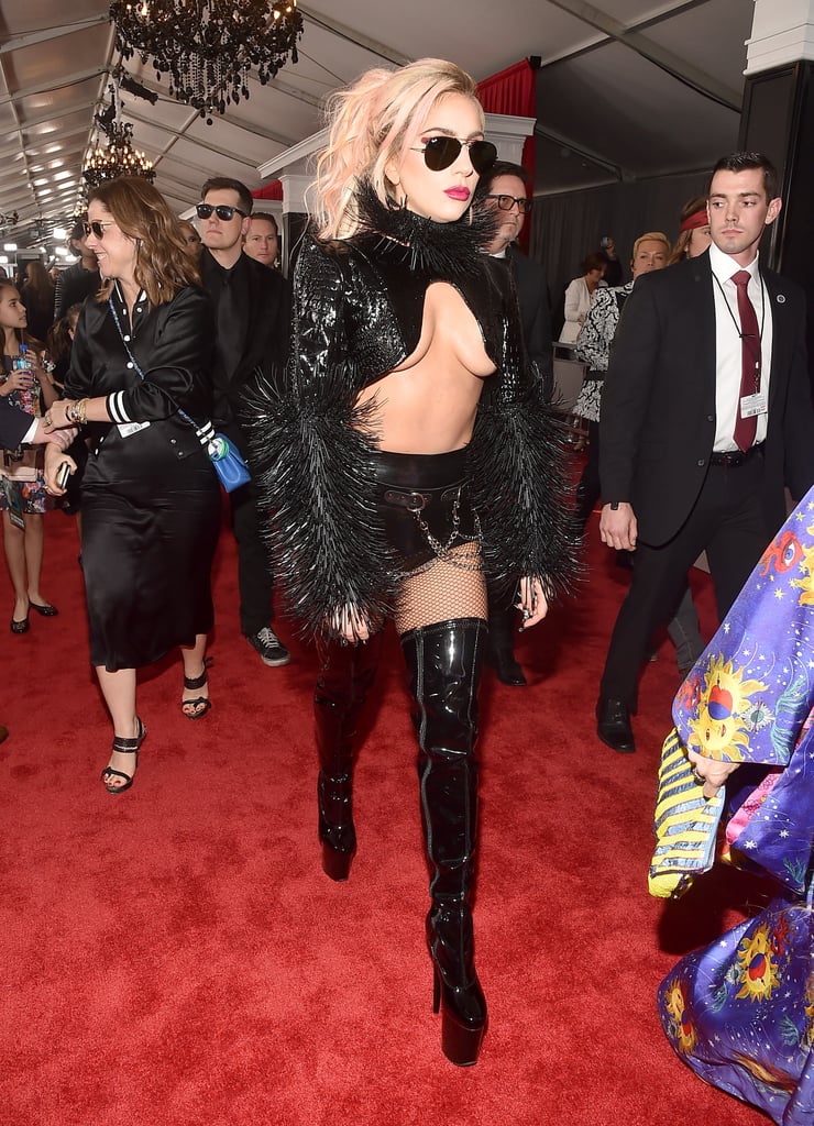 Lady Gaga at the 2017 Grammys