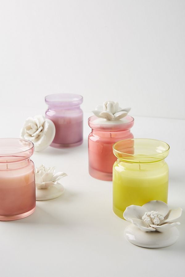 Spring's Eden Ceramic Flower Candles