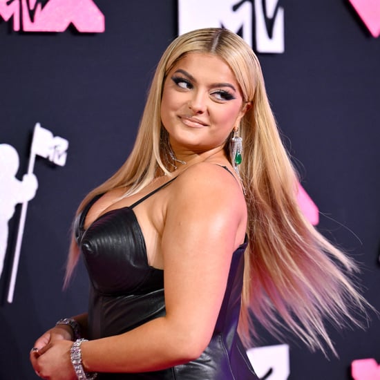 Bebe Rexha's Leather Butt-Cutout Dress at the 2023 MTV VMAs