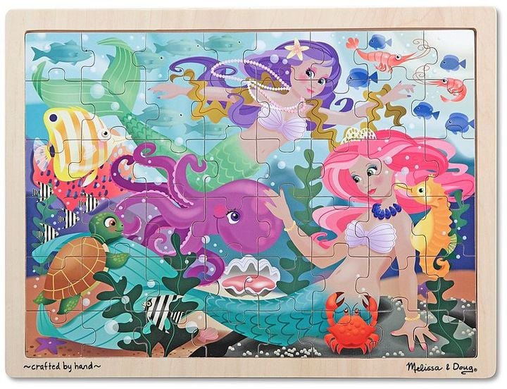 Mermaid Fantasea Wooden Jigsaw Puzzle