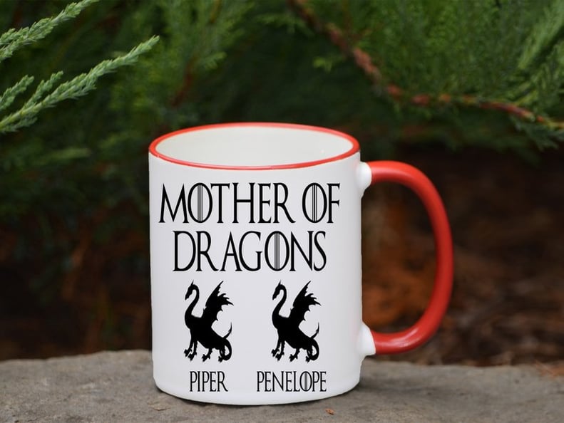 Game of Thrones Mother of Dragons Personalized Coffee Mug