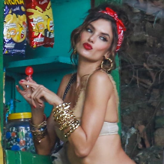 Alessandra Ambrosio's Bikini Photo Shoot in Brazil