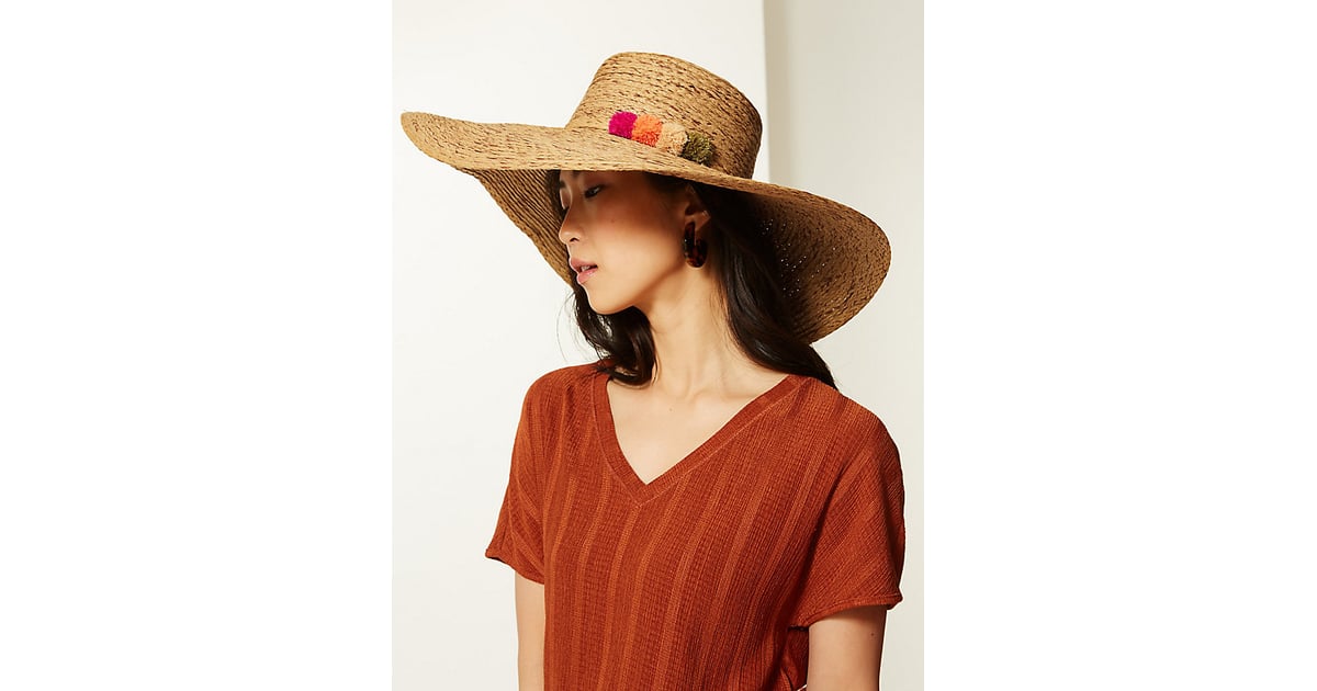 Marks and Spencer US Brim Flat Top Sun Hat Fashion Trends April 2019