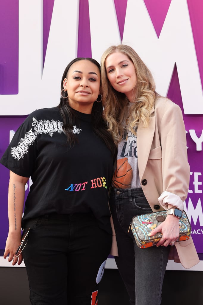 Raven-Symoné and Miranda Pearman-Maday made their marriage red carpet official! On Monday night, the pair — who tied the knot in June 2020 — made their first public appearance as a married couple at the Los Angeles premiere of Space Jam: A New Legacy. The star-studded event brought out a ton of celebrities, including Zendaya, LeBron James, G-Eazy, John Legend, Klay Thompson, and Anthony Davis. 
Raven and Miranda's night out came just a few months after the launch of their YouTube channel called 8 PM, where the duo chronicles their daily lives together. "We love working together and coming up with cool videos for it and bonding," Raven told Entertainment Tonight. "It feels great . . . and to be able to do it with my wife and really have that strength and that companionship, it makes it even easier." She added: "There is so much in the works. There is always going to be something new from us. We are very creative people at home and we want to make sure we share that with the people from the rest of the world, so be ready!" 

    Related:

            
            
                                    
                            

            Welcome to the Space Jam: Here&apos;s Your Chance to Check Out the Songs From the Sequel