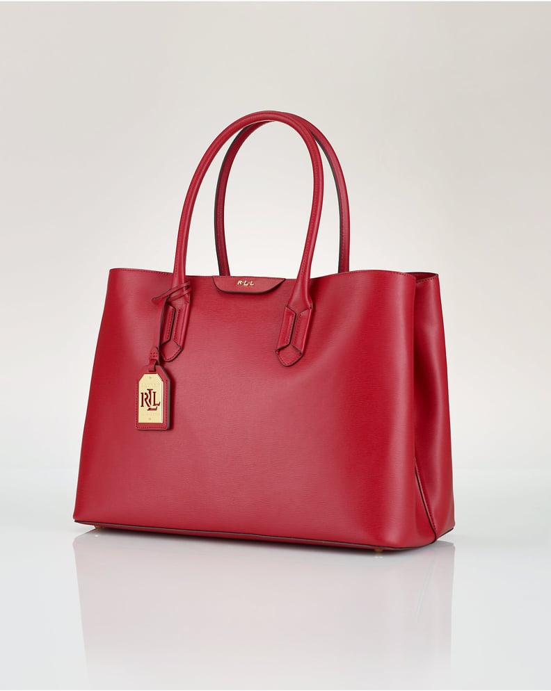 Ralph Lauren Leather Tate City Tote