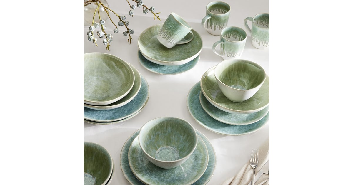 Reactive Glaze Stoneware Dinnerware West Elm Reactive Glaze Stoneware