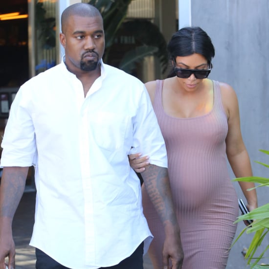 Kim Kardashian and Kanye West Out in LA September 2015