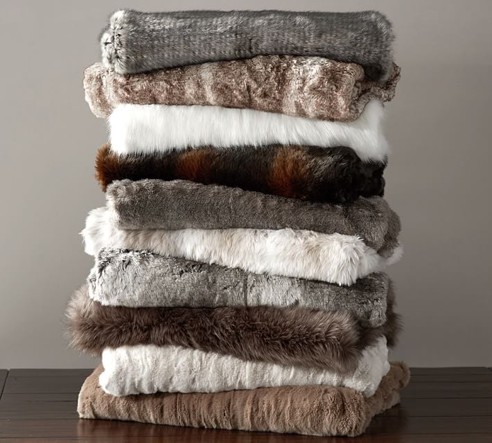 FauxFur Throws Top Wedding Registry Items POPSUGAR Home Photo 9