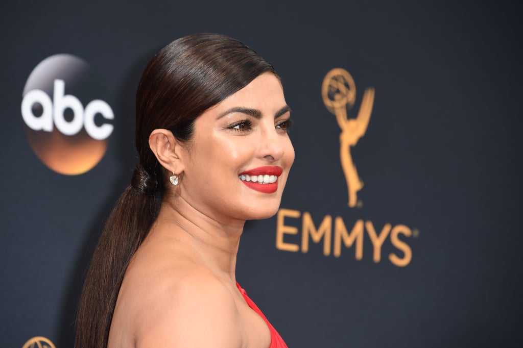 Priyanka Chopra's Hair and Makeup at Emmy Awards 2016