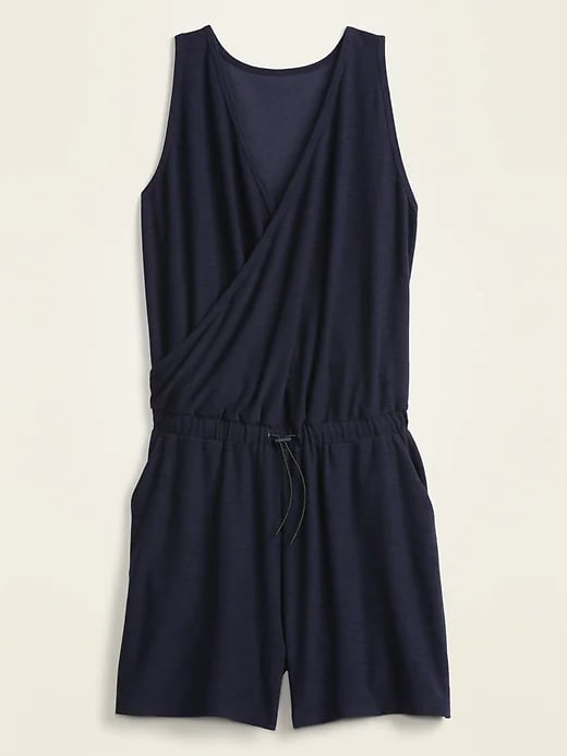 Old Navy Breathe ON Cross-Front V-Neck Romper