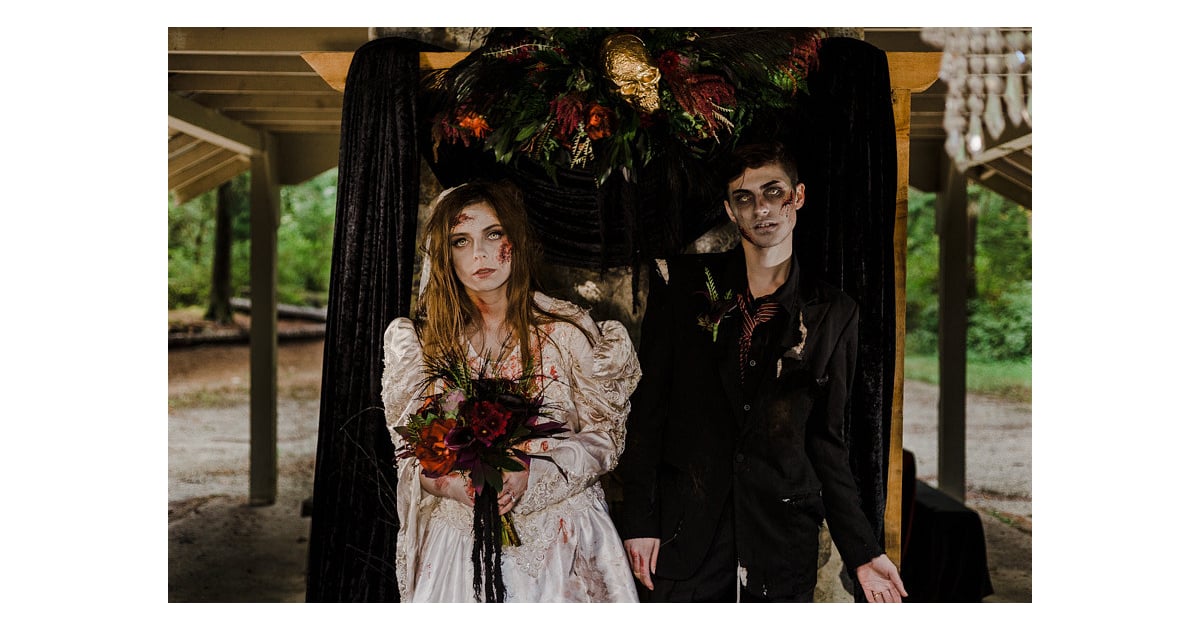 zombie halloween wedding ideas This ZombieThemed Wedding Shoot