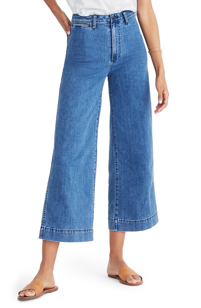 Madewell Emmett Crop Wide Leg Jeans