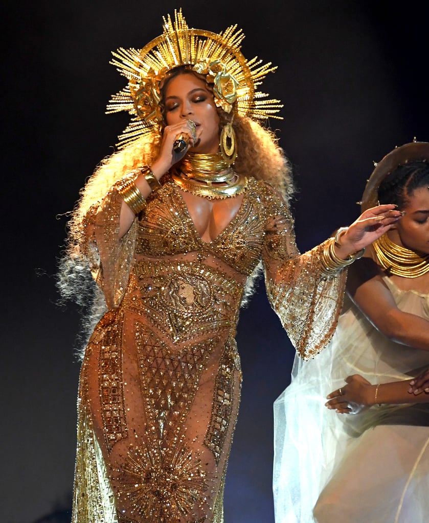 Beyonce Knowles at the 2017 Grammys