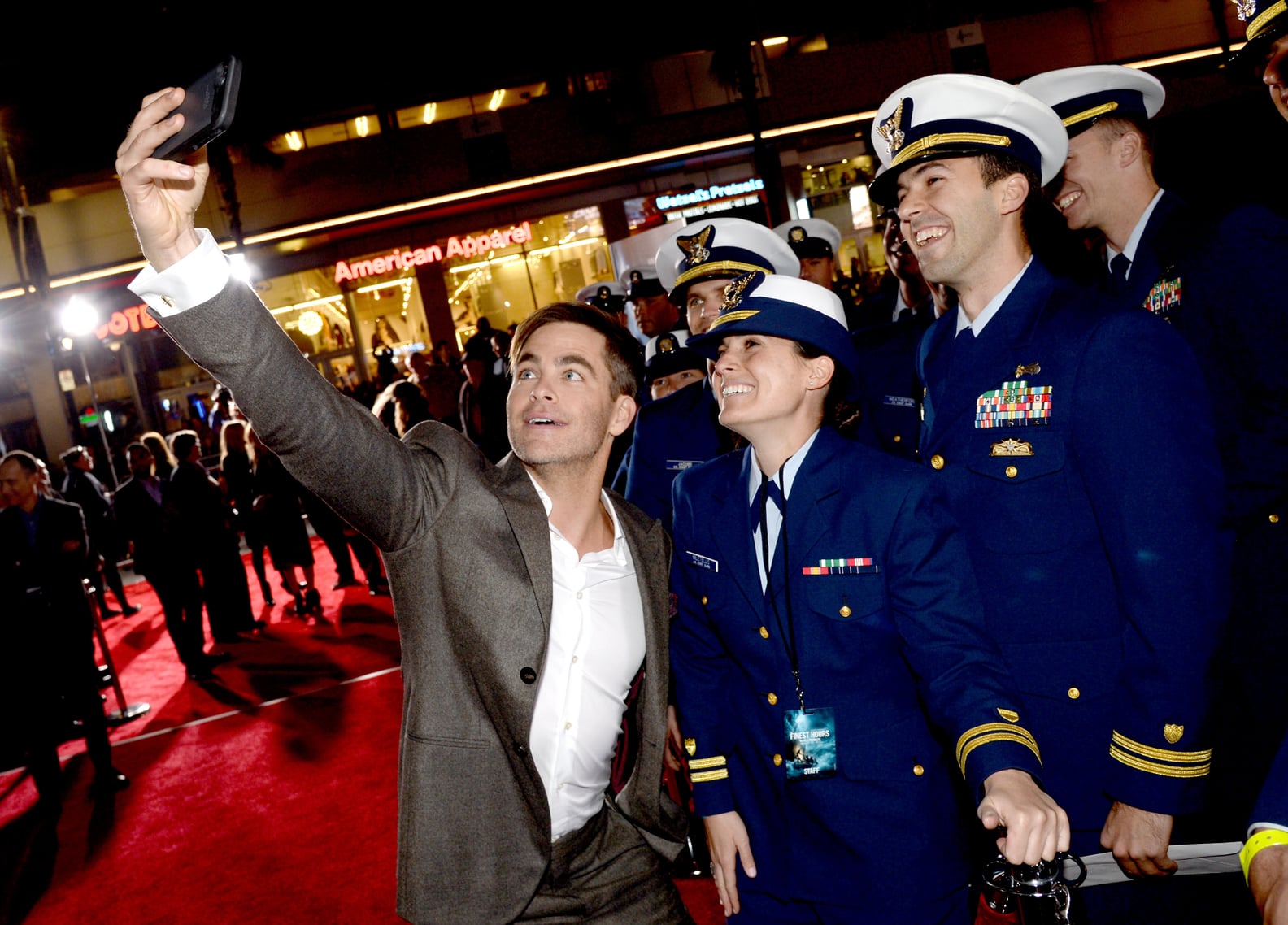 Chris Pine at The Finest Hours LA Premiere 2016 | PS Celebrity