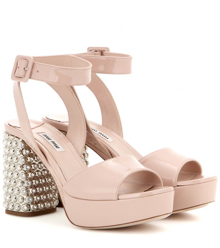 Miu Miu Embellished Sandals ($990)