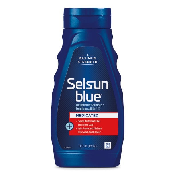 最好的洗发水在沃尔玛:Selsun蓝药最大力量头皮屑洗发水