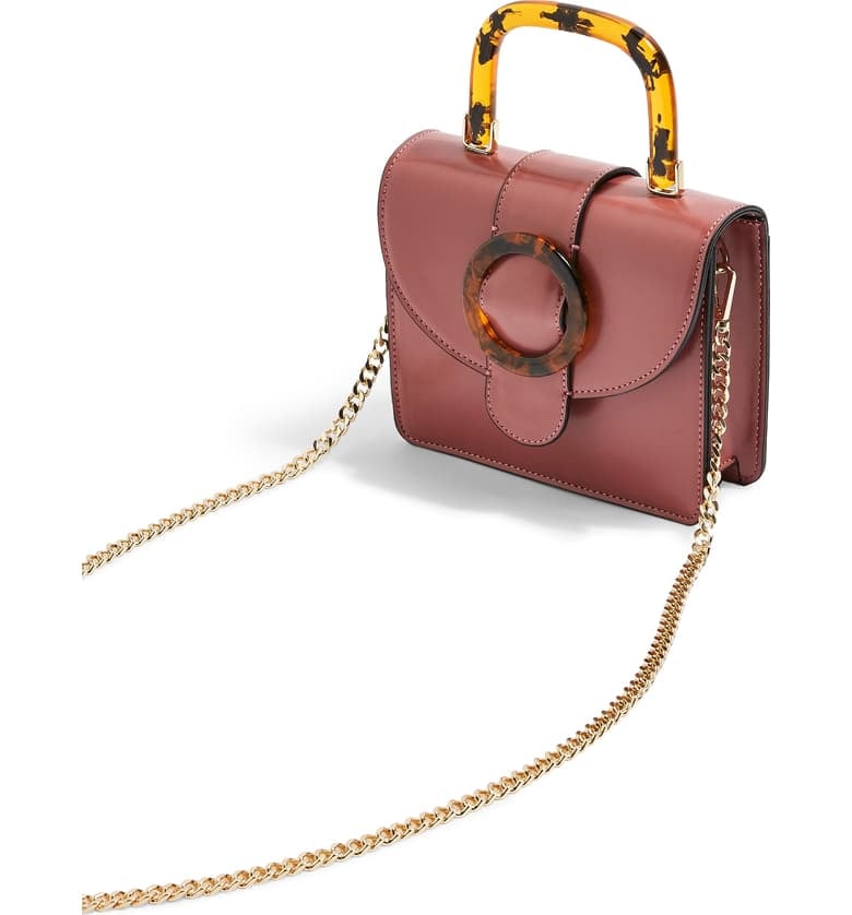 Topshop Capri Buckle Crossbody Bag