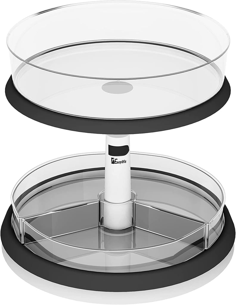 Best Lazy Susan: 1Easylife 2-Tier Lazy Susan and Height Adjustable Cabinet Organiser