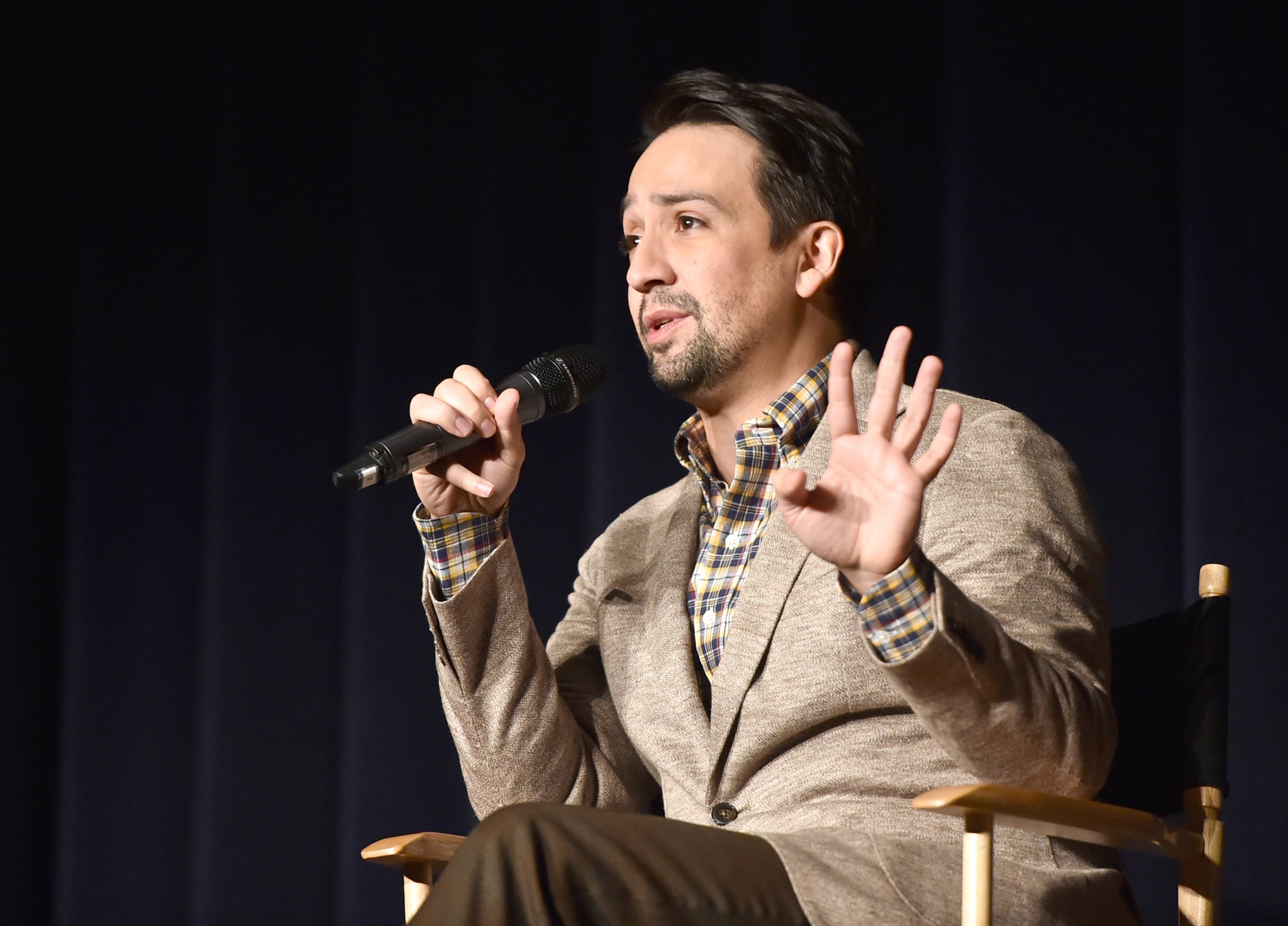 LOS ANGELES, CALIFORNIA - NOVEMBER 11: Lin-Manuel Miranda attends the In 