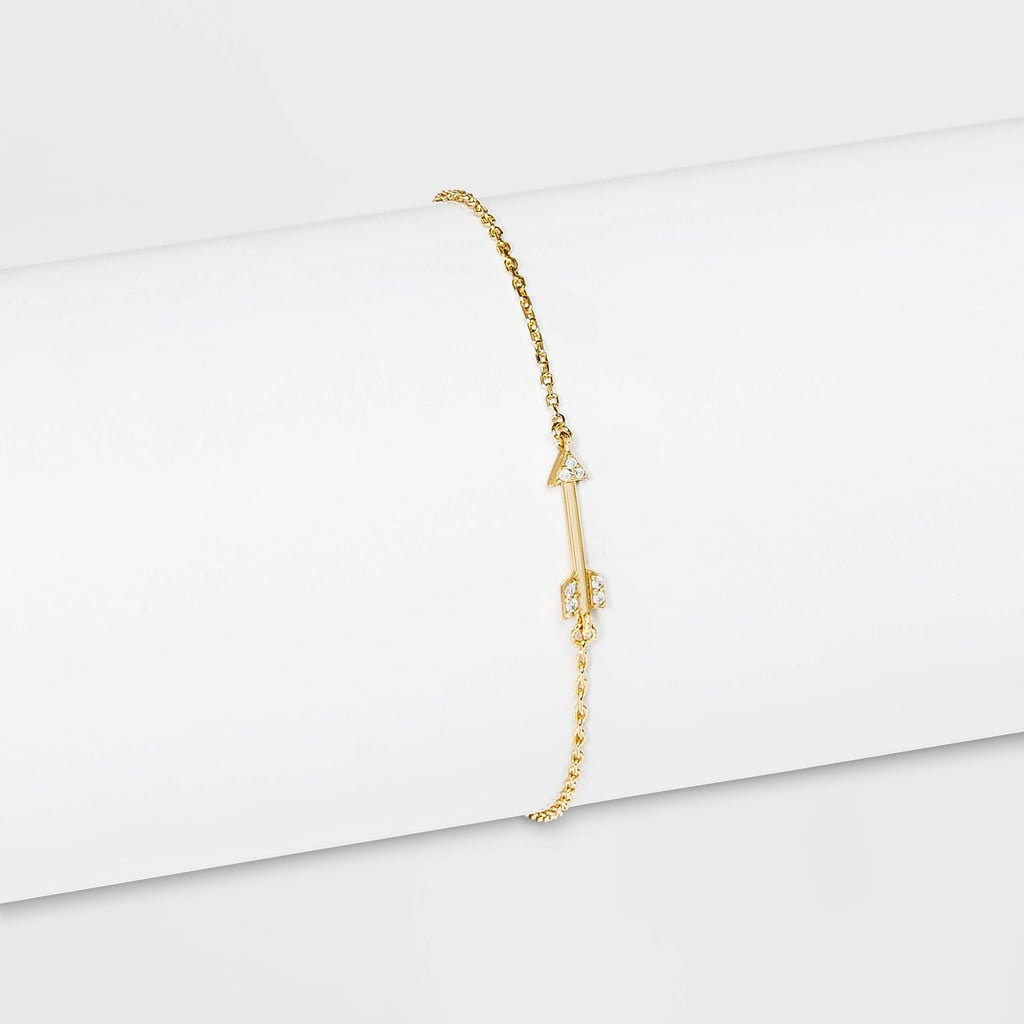 Arm Candy: SUGARFIX by BaubleBar 14K Gold Plated Delicate Arrow Bracelet