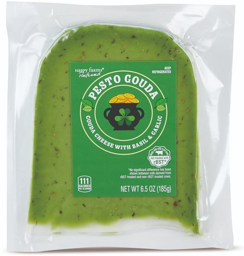 Aldi's Pesto Gouda Cheese With Basil and Garlic