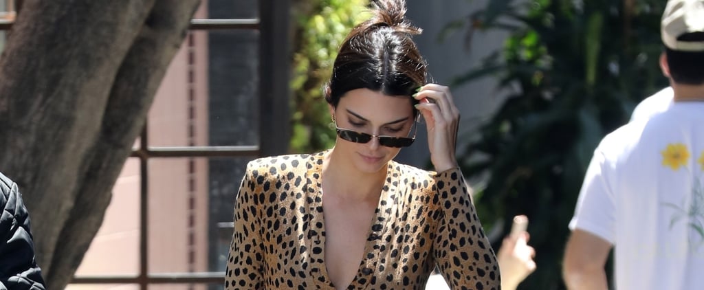Kendall Jenner's Cheetah-Print Minidress