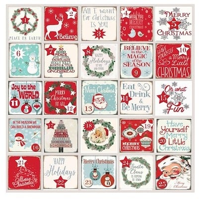 Buy: Sixtrees Retro Advent Calendar