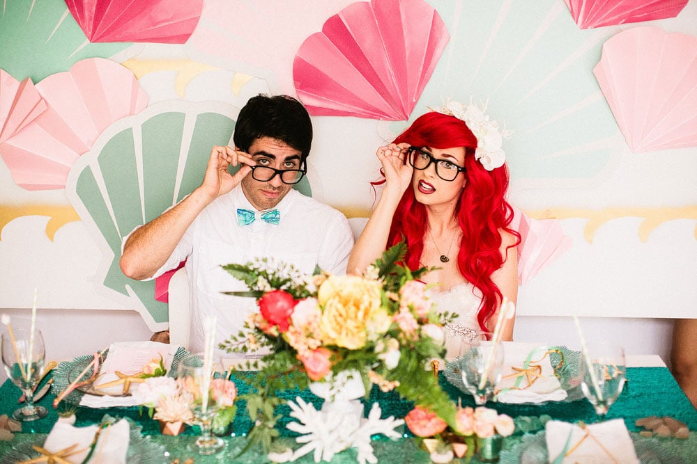 Hipster Little Mermaid Wedding