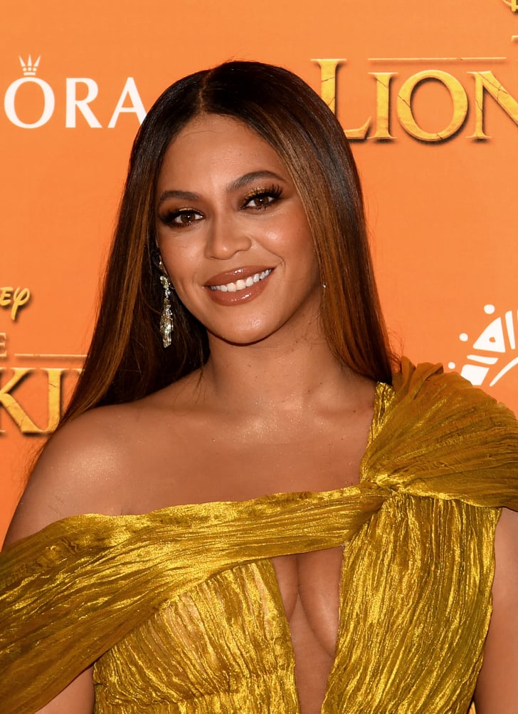 Beyoncé's Gold Makeup at The Lion King | POPSUGAR Beauty