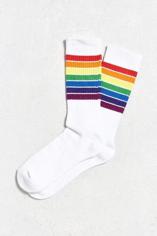 Selena Gomez Wearing Rainbow Socks