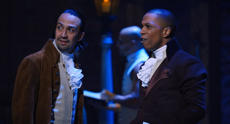 HAMILTON, from left: Lin-Manuel Miranda as Alexander Hamilton, Leslie Odom Jr. as Aaron Burr, 2020.  Disney+ / Courtesy Everett Collection