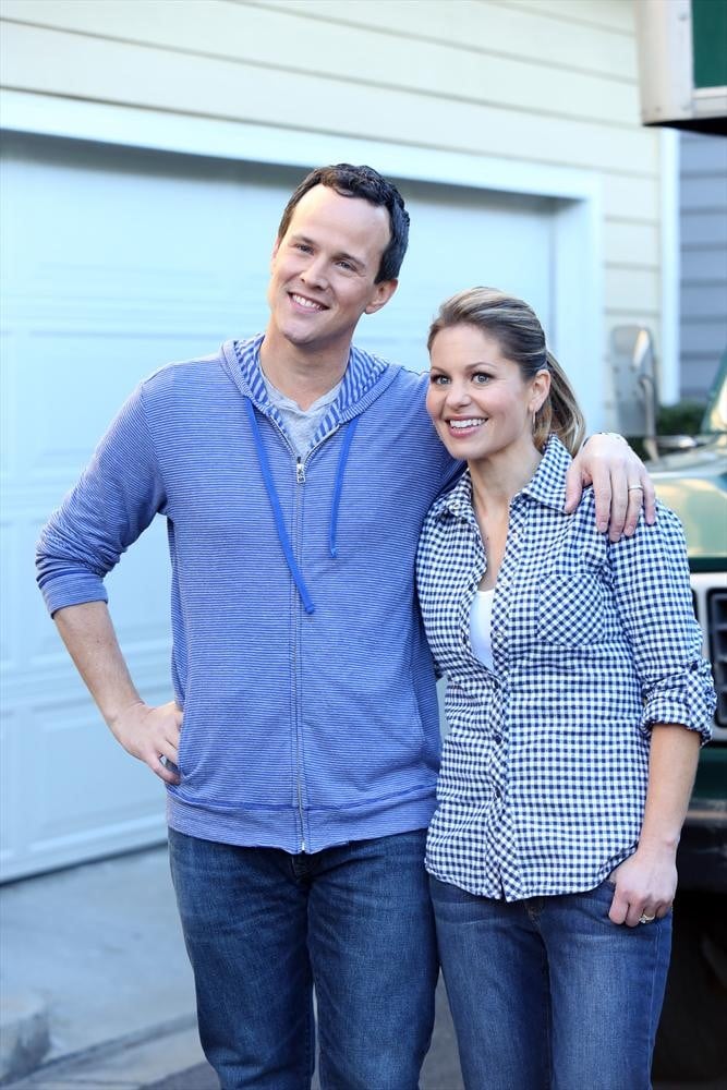 POPSUGAR: So what was it like to be back on set with Scott? Did it bring back some old memories?
Candace Cameron Bure: It absolutely did. We had so much fun. We have this quick little cameo at the end of the season finale, but I think the fans are going to love to see us back together. It was funny, because we actually start the scene and we're in a moving truck, and when the two of us sat in that moving truck, we immediately went, 'Oh my gosh, this feels like the Full House episode where Steve and DJ were in the cement truck and it went through the window.' It was the same configuration, and we were just laughing and had a great time.
PS: The ending seemed sort of open — are you going to appear in any more episodes?
CB: It is open-ended, and I'm not sure, because they don't have their season-three pickup yet. But if they get their pickup, it's definitely a possibility.
PS: Do you have a favorite DJ and Steve moment?
CB: The cement truck was pretty funny to me. There was one line — I don't even remember the episode — but Steve is writing something, and he blurts out, "DJ, I love you!" And it's just a line that every time we'll see each other or any of the other cast members, it's the one line that he said that we always imitate.
