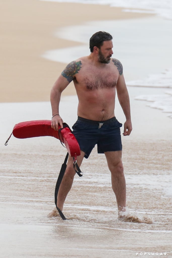 Ben Affleck Shirtless in Hawaii March 2018